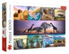 Puzzle Koláž: Afrika 1000 dílků