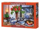 Castorland Puzzle - Zátiší s tulipány 1500 dílkú