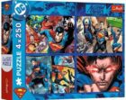 Puzzle Odvaha Supermana 4x250 dílků
