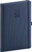 Diář 2026: Diamante - modrý, týdenní, 15 x 21 cm