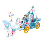 Sluban Zimní víly M38-B0896 Kočár s kouzelným jednorožcem
