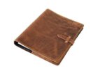 Kožený diář A5 - kůže Pull up Braun
