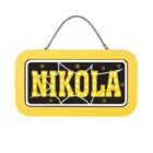 Neonová cedulka se jménem - Nikola