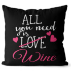 Polštář Wine love