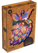 Unidragon dřevěné puzzle - Páv velikost L