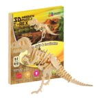 NiXiM Dřevěné 3D puzzle - T-Rex