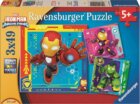Puzzle Iron Man a jeho úžasní přátelé 3x49 dílků