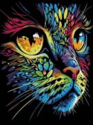 Malování na plátno Kočka 30x40 cm