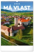 Kalendář 2026 nástěnný: Má vlast, 33 x 46 cm