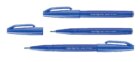 Popisovač Pentel Touch Brush - modrý