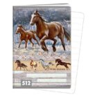 Sešit A5, 10 listů, typ 512 Wild horses
