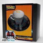 Back to the Future Hrnek s podšálkem 300 ml - DeLorean