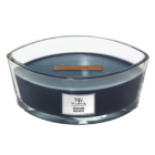 Svíčka dekorativní váza WoodWick - Modrý semiš - Indigo Suede