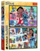 Puzzle Lilo Stitch: Šťastný život 2x200 dílků