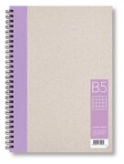Zápisník B5 čtverec, fialový, 50 listů