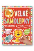 Velké samolepky a omalovánky pro malé ruce Divoká zvířata