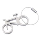 Troika klíčenka a otevírák lahví - kolo (kovová, stříbrná)