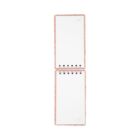 Chlupatý růžový zápisník se spirálou