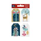 Dárková visačka 12 ks - Zasněžené Vánoce