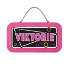 Neonová cedulka se jménem - Viktorie